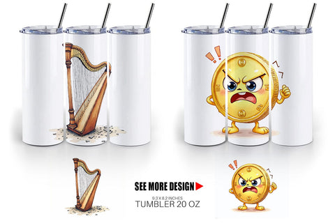 Tumbler Unlucky Charms Retro Sublimation artnoy 