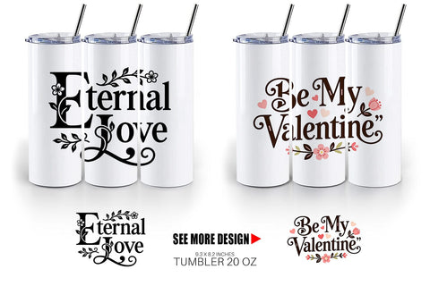 Tumbler Victorian Romance Valentine Quotes Sublimation artnoy 