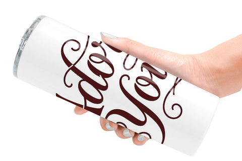 Tumbler Victorian Romance Valentine Quotes Sublimation artnoy 