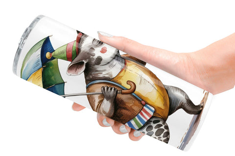 Tumbler Vintage Animal Circus Sublimation artnoy 