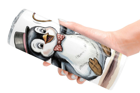 Tumbler Vintage Animal Circus Sublimation artnoy 