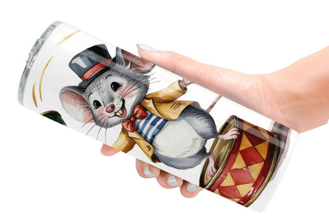 Tumbler Vintage Animal Circus Sublimation artnoy 