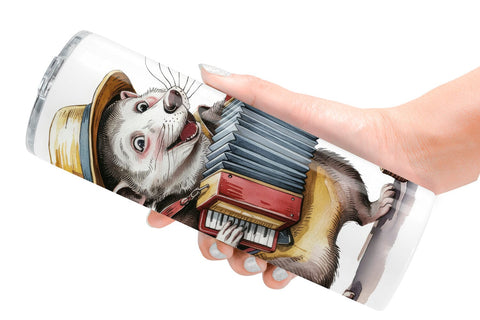 Tumbler Vintage Animal Circus Sublimation artnoy 