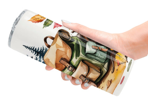 Tumbler Vintage Camping Vibes Sublimation artnoy 