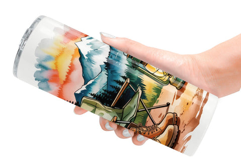 Tumbler Vintage Camping Vibes Sublimation artnoy 
