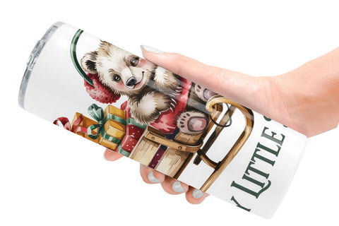 Tumbler Vintage Christmas Animal Sublimation artnoy 
