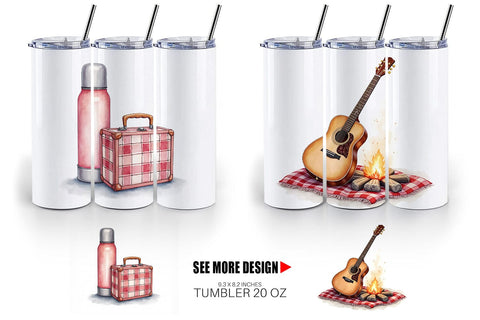 Tumbler Vintage Fall Road Trip Sublimation artnoy 