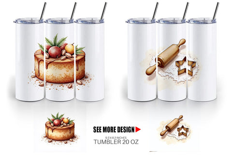 Tumbler Vintage Farmhouse Christmas Sublimation artnoy 