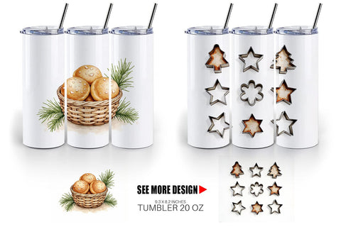 Tumbler Vintage Farmhouse Christmas Sublimation artnoy 