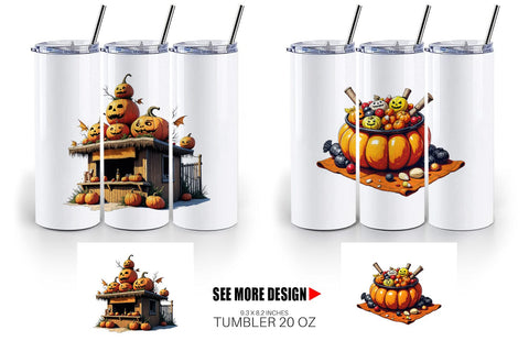 Tumbler Vintage Halloween Sublimation artnoy 