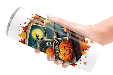 Tumbler Vintage Halloween Sublimation artnoy 