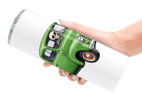 Tumbler Vintage Halloween Truck Sublimation artnoy 