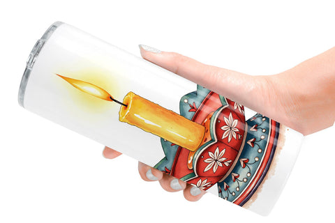 Tumbler Vintage Nordic Holiday Sublimation artnoy 