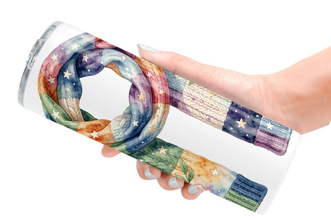 Tumbler Vintage USA Patchwork Accessories Sublimation artnoy 