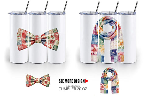 Tumbler Vintage USA Patchwork Accessories Sublimation artnoy 