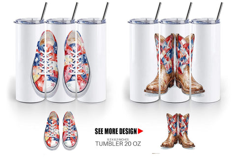 Tumbler Vintage USA Patchwork Accessories Sublimation artnoy 