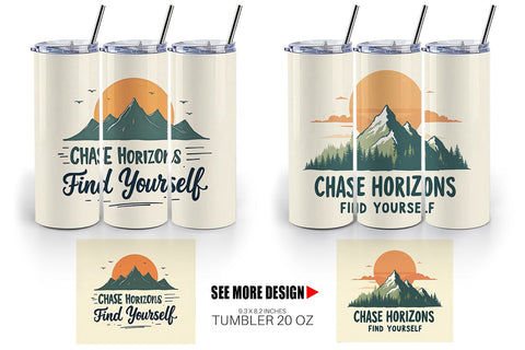 Tumbler Vintage Wanderlust Quotes Sublimation artnoy 