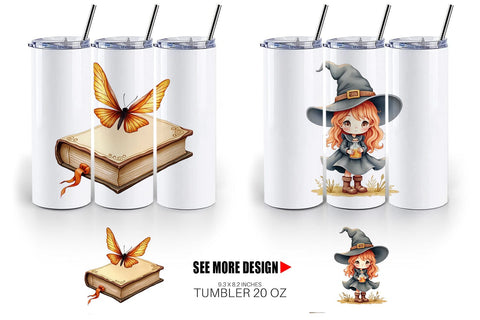 Tumbler Vintage Witchy Vibes Sublimation artnoy 