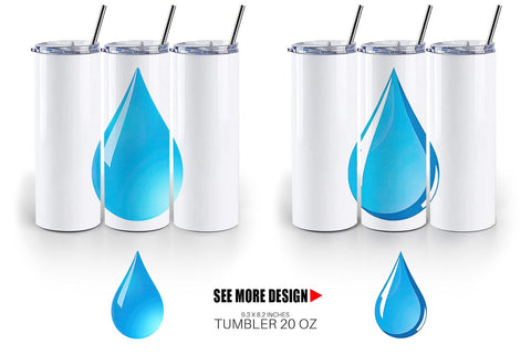 Tumbler Water Droplet Sublimation artnoy 