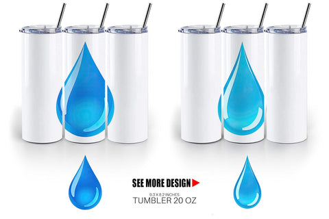 Tumbler Water Droplet Sublimation artnoy 