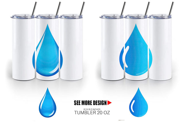 Tumbler Water Droplet Sublimation artnoy 