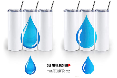 Tumbler Water Droplet Sublimation artnoy 