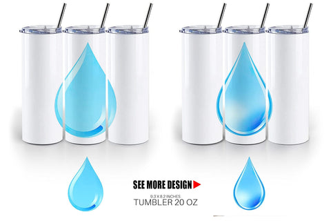 Tumbler Water Droplet Sublimation artnoy 