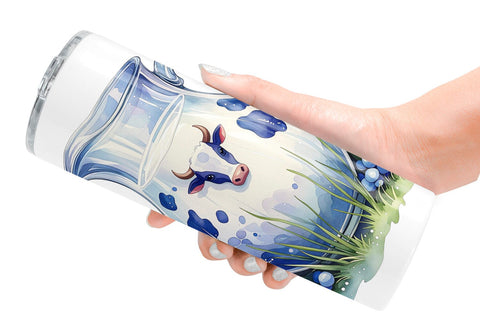 Tumbler Watercolor Baking Essentials Sublimation artnoy 