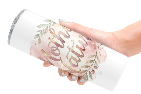 Tumbler Watercolor Boho Floral Mama Quotes Sublimation artnoy 