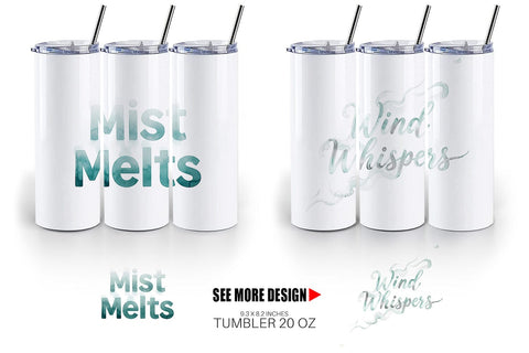 Tumbler Watercolor Celestial Mental Health Art Sublimation artnoy 