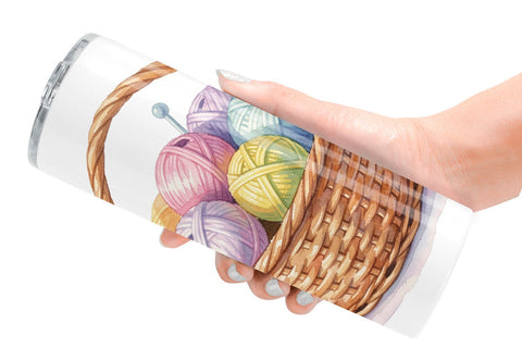 Tumbler Watercolor Cozy Mom Relaxation Art Sublimation artnoy 