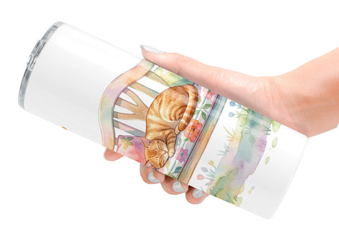 Tumbler Watercolor Enchanted Garden Mom Floral Sublimation artnoy 