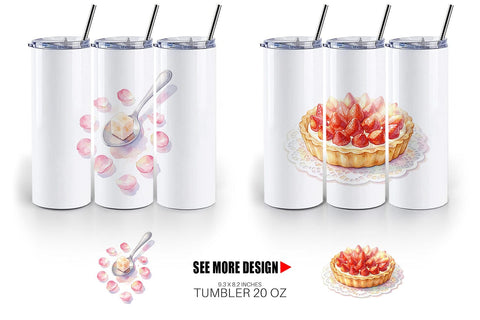 Tumbler Watercolor Floral Mother Day Tea Sublimation artnoy 