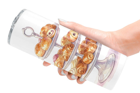Tumbler Watercolor Floral Mother Day Tea Sublimation artnoy 