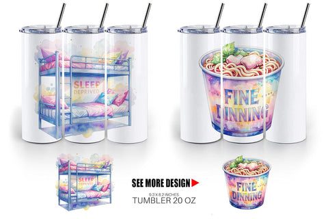 Tumbler Watercolor Funny Broke Traveler Quotes Sublimation artnoy 