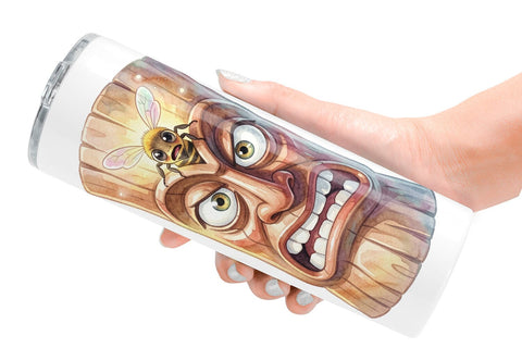 Tumbler Watercolor Funny Clumsy Bee Summer Fail Sublimation artnoy 