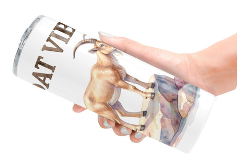 Tumbler Watercolor Funny Goofy Goat & Sheep Quotes Sublimation artnoy 