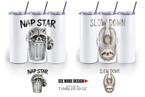 Tumbler Watercolor Funny Lazy Mom Life Quotes Sublimation artnoy 