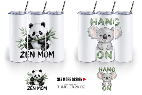 Tumbler Watercolor Funny Lazy Mom Life Quotes Sublimation artnoy 