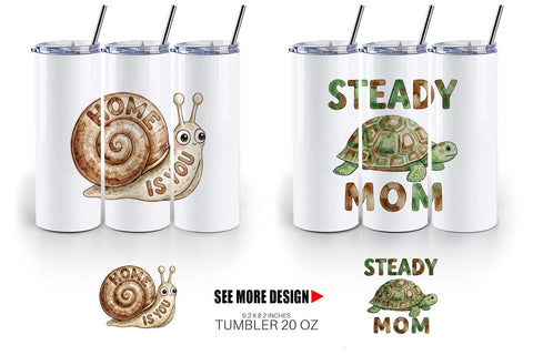 Tumbler Watercolor Funny Lazy Mom Life Quotes Sublimation artnoy 