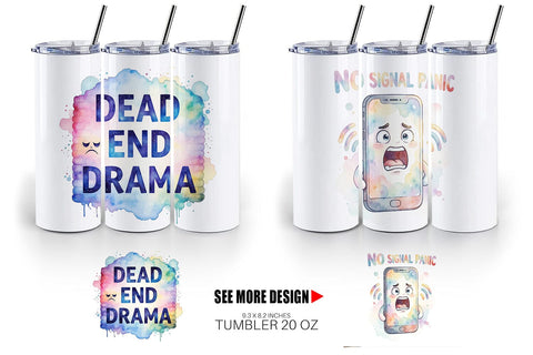 Tumbler Watercolor Funny Lost And Confused Quotes Sublimation artnoy 