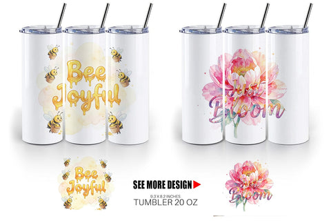 Tumbler Watercolor Funny Punny Garden Quotes Sublimation artnoy 