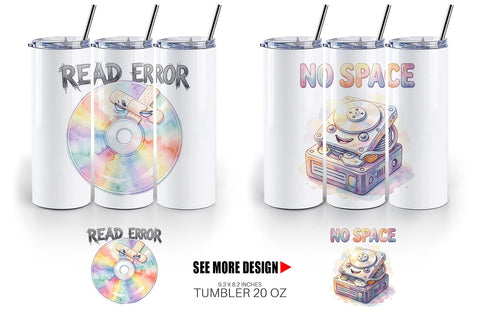 Tumbler Watercolor Funny Retro Storage Quotes Sublimation artnoy 