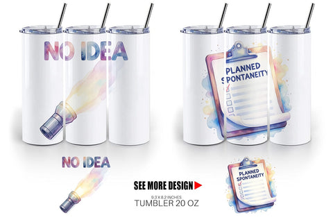 Tumbler Watercolor Funny Sarcastic Gear Quotes Sublimation artnoy 