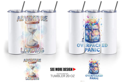 Tumbler Watercolor Funny Sarcastic Gear Quotes Sublimation artnoy 