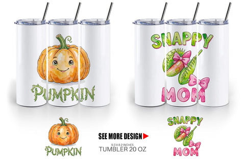 Tumbler Watercolor Funny Wonky Garden Mom Art Sublimation artnoy 
