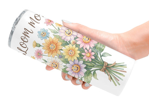 Tumbler Watercolor Funny Wonky Garden Mom Art Sublimation artnoy 