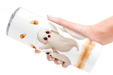 Tumbler Watercolor Ghost Candy Parade Sublimation artnoy 