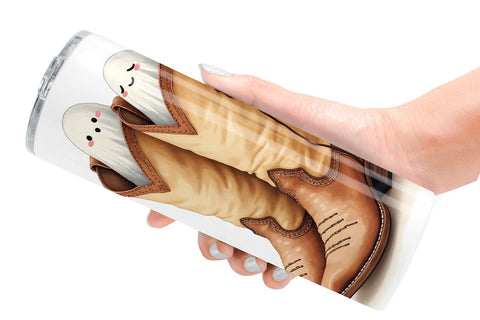 Tumbler Watercolor Ghostly Wild West Sublimation artnoy 