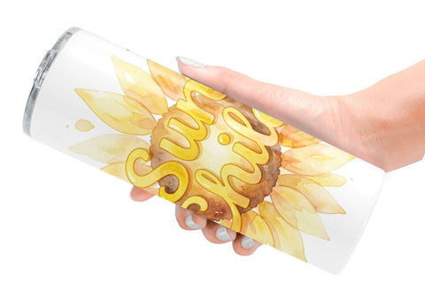 Tumbler Watercolor Grandma Little Sprout Quote Sublimation artnoy 